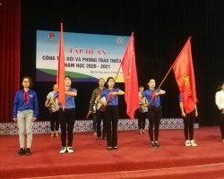 Huyện Đoàn Điện Biên Đông Tổ chức tập huấn nghiệp vụ công tác đội và phong trào thiếu nhi năm học 2020 - 2021