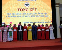 TỔNG KẾT HỘI THI GIÁO VIÊN GIỎI HUYỆN NĂM HỌC 2022 -2023