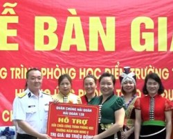 BÀN GIAO PHÒNG HỌC ĐIỂM BẢN TÌA MÙNG TRƯỜNG MẦM NON NONG U XÃ NONG U