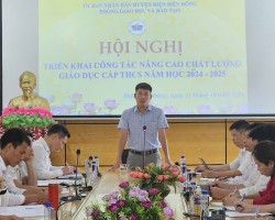 HỘI NGHỊ ĐÁNH GIÁ KẾT QUẢ KỲ THI CHỌN HỌC SINH GIỎI CÁC MÔN VĂN HÓA LỚP 9 CẤP TỈNH, NĂM HỌC 2024-2025