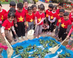Lễ khởi công xây dựng phòng học, phòng công vụ điểm trường Pó Sinh trường MN Phì Nhừ xã Phì Nhừ huyện Điện Biên Đông